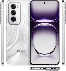 Oppo Reno12 mit gesplittertem Display vor der Reparatur