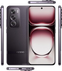 Oppo Reno12 Pro mit gesplittertem Bildschirm vor der Reparatur